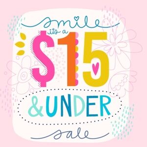 $15 & UNDER! THANK YOU GIFT FOR EVERY PURCHASE! NO BIDDING UP!  FUN! 😍